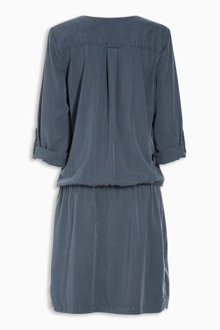 Grey Tencel&reg; Dress